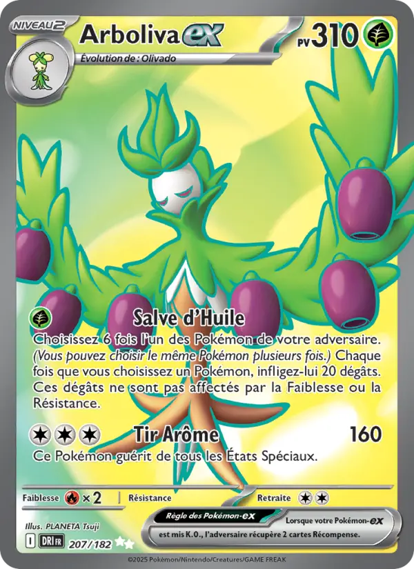 Arboliva-ex — carte 207 de l’extension Rivalités Destinées