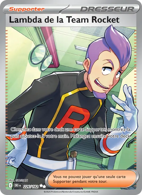 Lambda de la Team Rocket — carte 226 de l’extension Rivalités Destinées