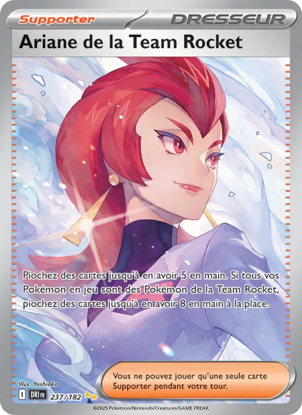 Ariane de la Team Rocket — carte 237 de l’extension Rivalités Destinées