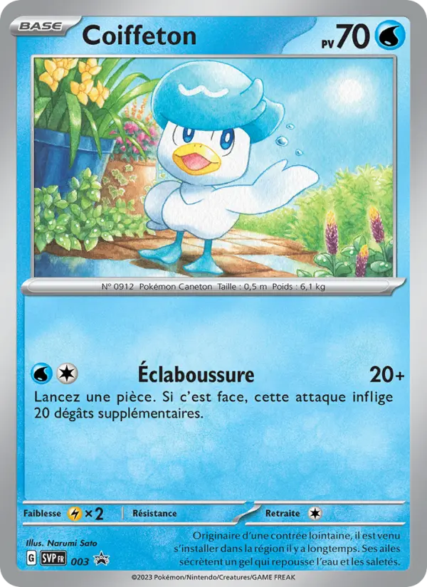 Coiffeton — carte 003 de l’extension SVP Black Star Promos