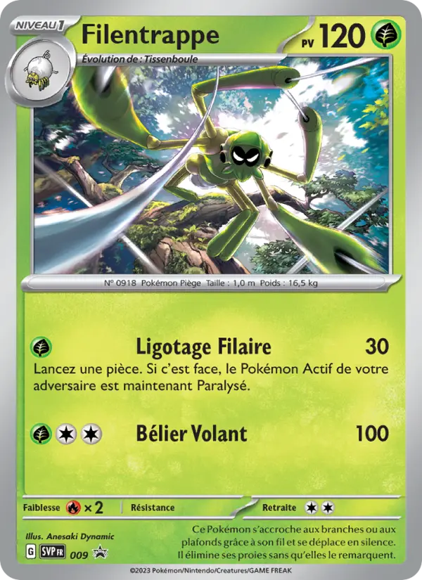 Filentrappe — carte 009 de l’extension SVP Black Star Promos