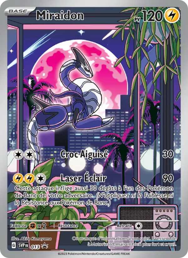 Miraidon — carte 013 de l’extension SVP Black Star Promos