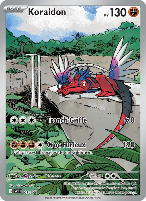 Koraidon — carte 014 de l’extension SVP Black Star Promos