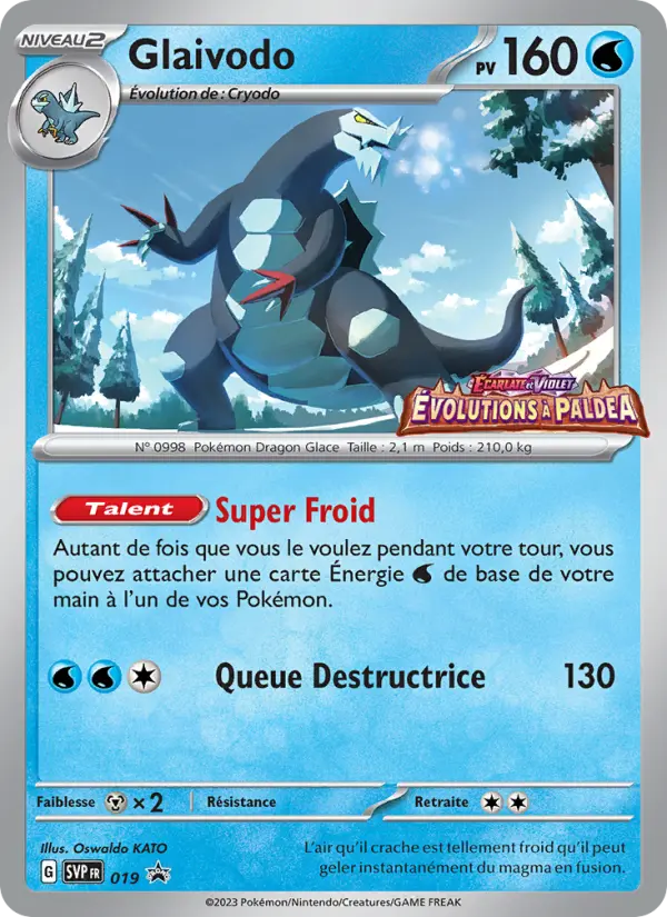 Glaivodo — carte 019 de l’extension SVP Black Star Promos