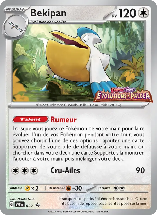 Bekipan — carte 022 de l’extension SVP Black Star Promos