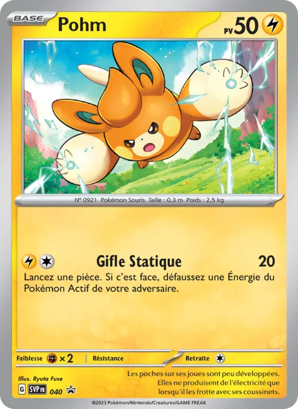 Pohm — carte 040 de l’extension SVP Black Star Promos