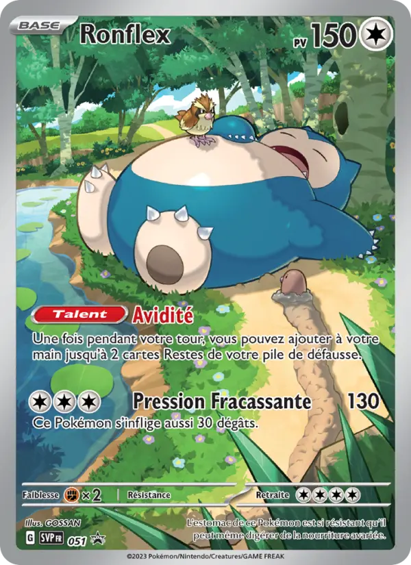 Ronflex — carte 051 de l’extension SVP Black Star Promos