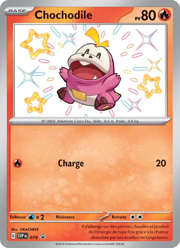 Chochodile — carte 079 de l’extension SVP Black Star Promos