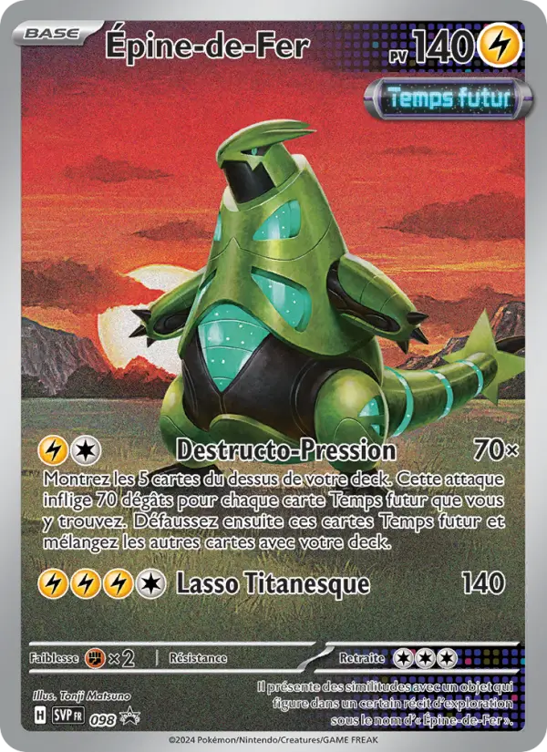 Épine-de-Fer — carte 098 de l’extension SVP Black Star Promos