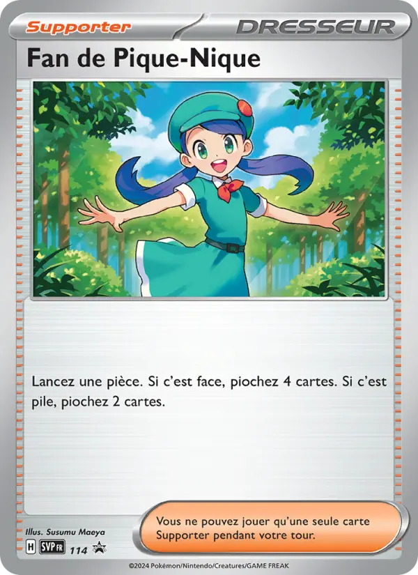 Fan de Pique-Nique — carte 114 de l’extension SVP Black Star Promos