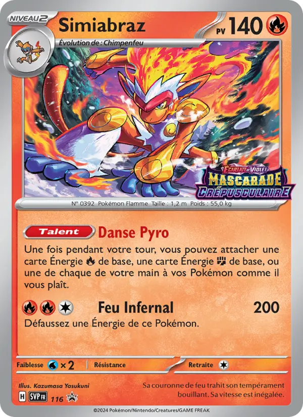 Simiabraz — carte 116 de l’extension SVP Black Star Promos