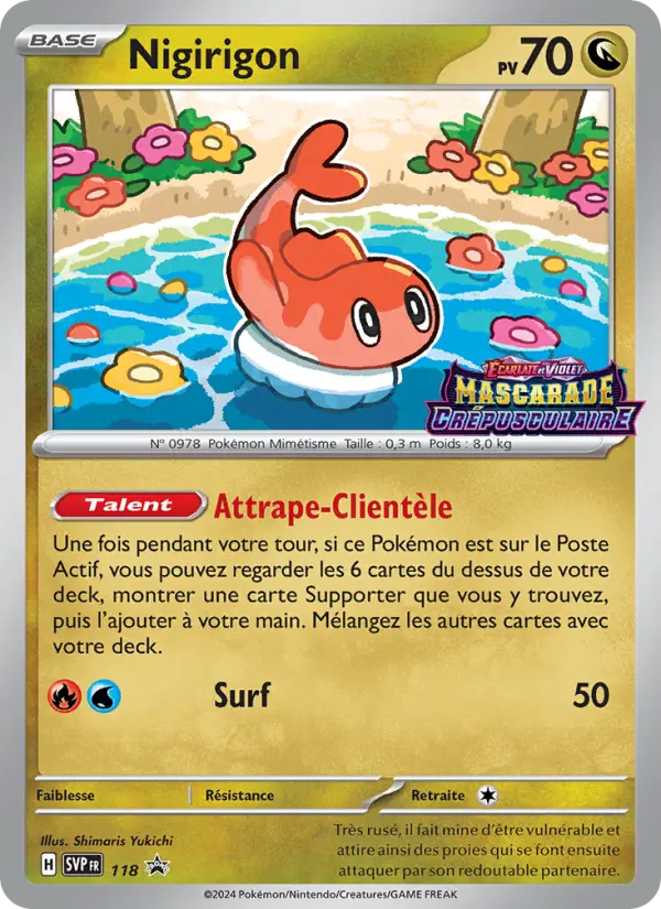 Nigirigon — carte 118 de l’extension SVP Black Star Promos