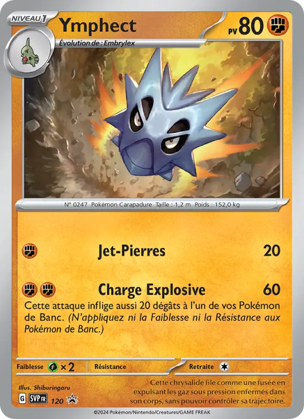 Ymphect — carte 120 de l’extension SVP Black Star Promos