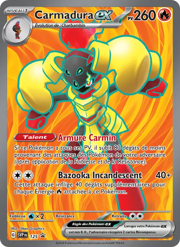 Carmadura-ex — carte 125 de l’extension SVP Black Star Promos