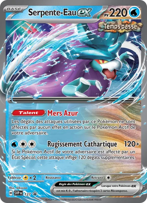 Serpente-Eau-ex — carte 127 de l’extension SVP Black Star Promos