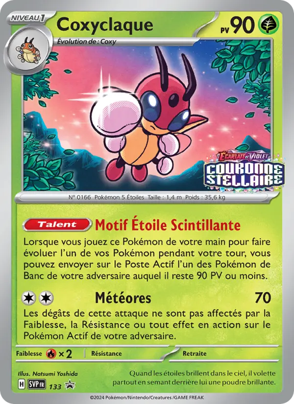Coxyclaque — carte 133 de l’extension SVP Black Star Promos