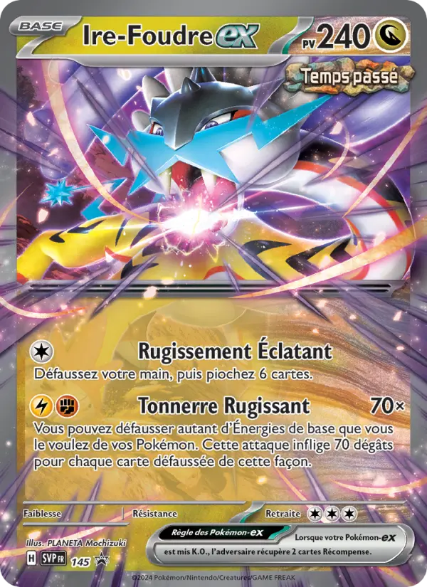Ire-Foudre-ex — carte 145 de l’extension SVP Black Star Promos