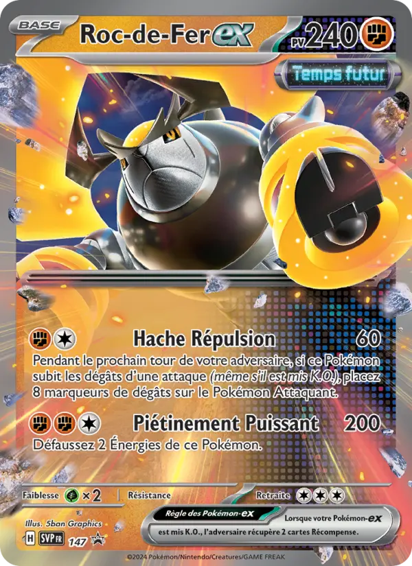 Roc-de-Fer-ex — carte 147 de l’extension SVP Black Star Promos