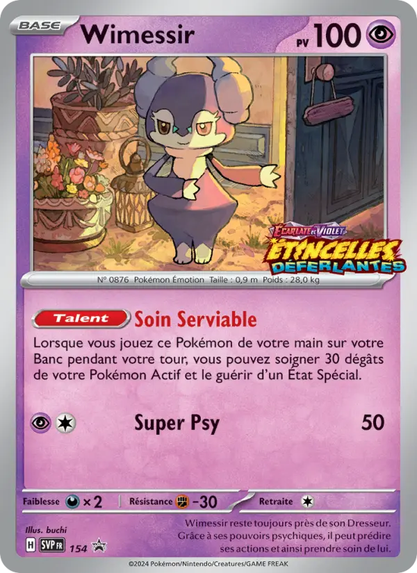 Wimessir — carte 154 de l’extension SVP Black Star Promos