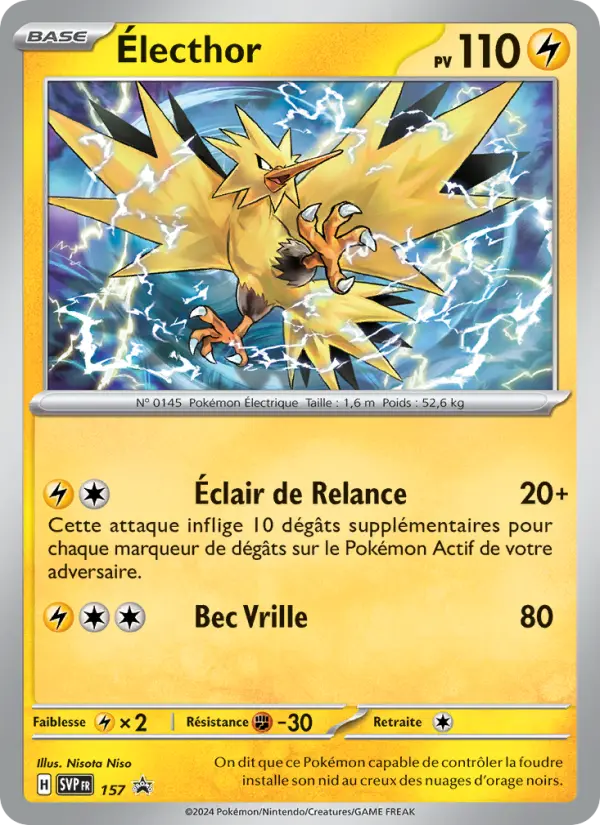 Électhor — carte 157 de l’extension SVP Black Star Promos