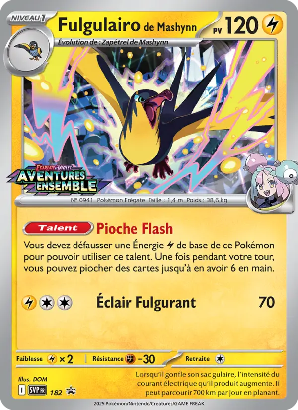 Fulgulairo de Mashynn — carte 182 de l’extension SVP Black Star Promos