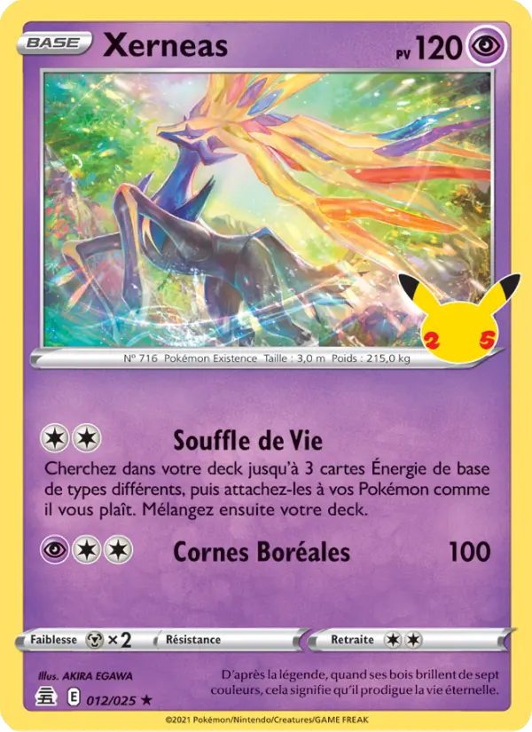 Xerneas — carte 12 de l’extension Célébrations