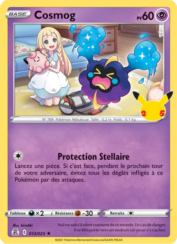 Cosmog — carte 13 de l’extension Célébrations