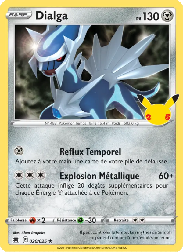 Dialga — carte 20 de l’extension Célébrations