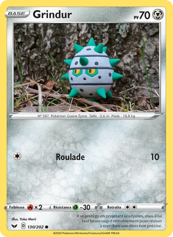 Grindur — carte 130 de l’extension Épée et Bouclier
