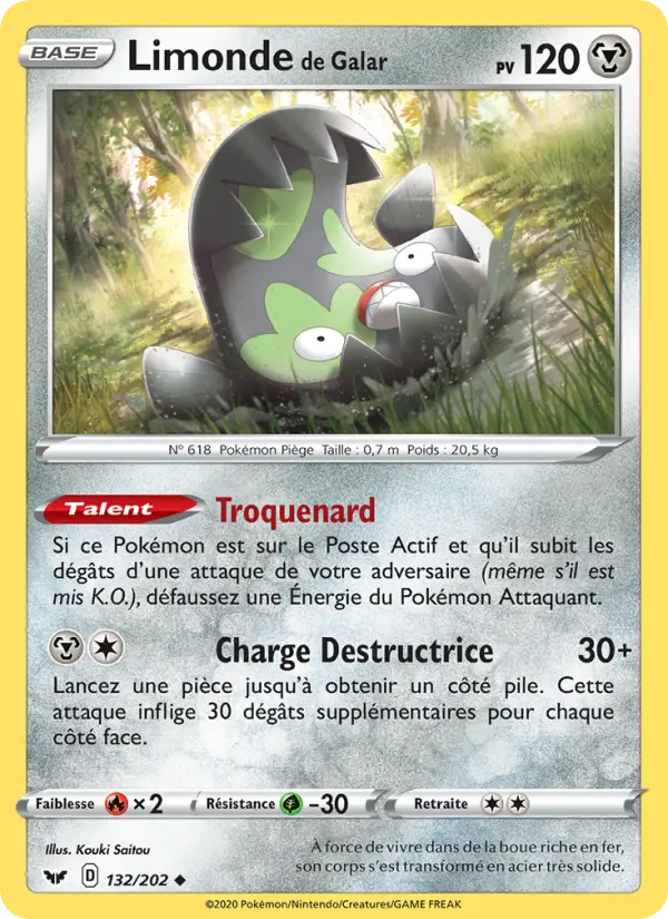 Limonde de Galar — carte 132 de l’extension Épée et Bouclier