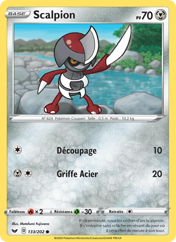 Scalpion — carte 133 de l’extension Épée et Bouclier