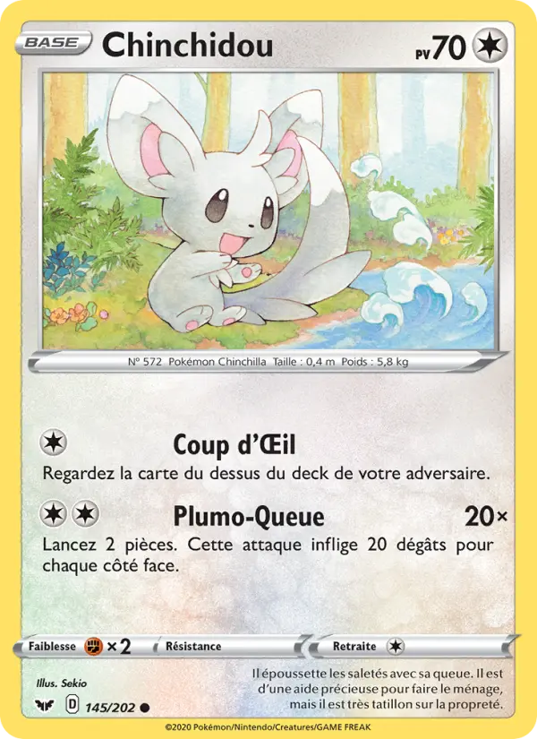Chinchidou — carte 145 de l’extension Épée et Bouclier