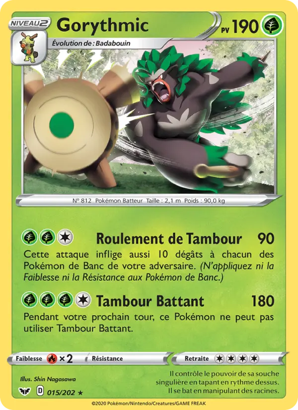 Gorythmic — carte 15 de l’extension Épée et Bouclier