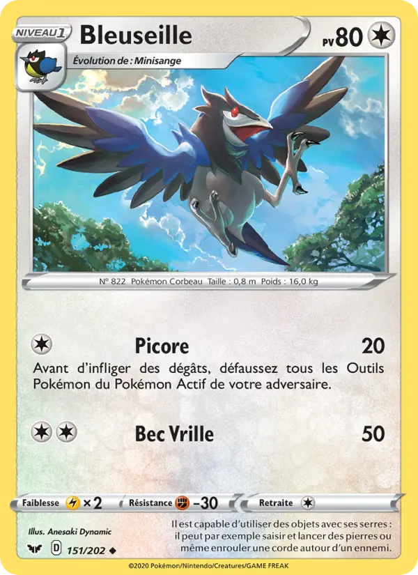 Bleuseille — carte 151 de l’extension Épée et Bouclier