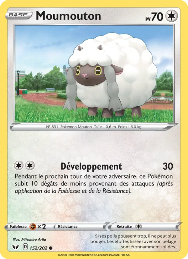 Moumouton — carte 152 de l’extension Épée et Bouclier