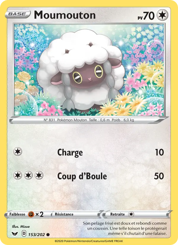 Moumouton — carte 153 de l’extension Épée et Bouclier