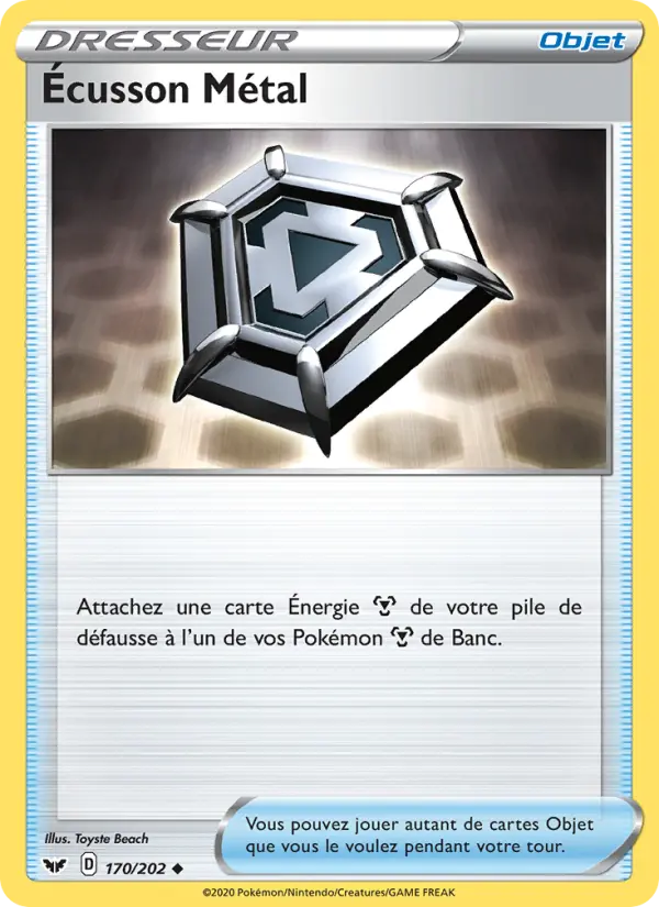 Écusson Métal — carte 170 de l’extension Épée et Bouclier