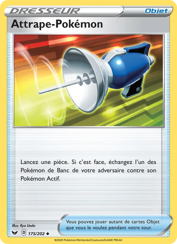 Attrape-Pokémon — carte 175 de l’extension Épée et Bouclier