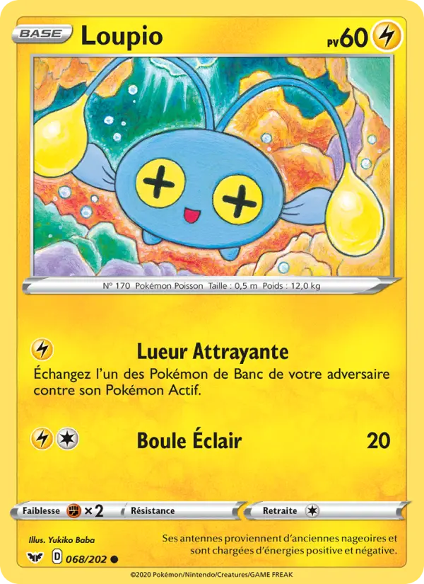 Loupio — carte 68 de l’extension Épée et Bouclier