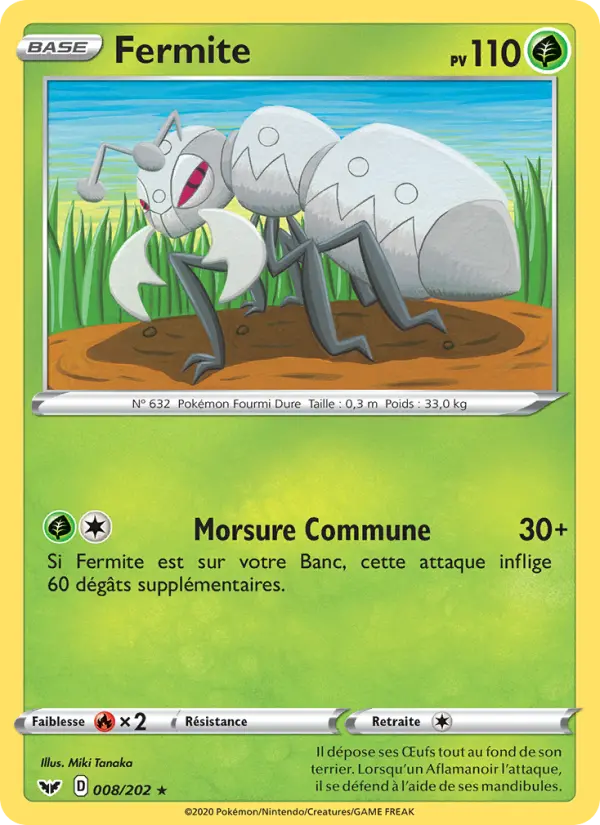 Fermite — carte 8 de l’extension Épée et Bouclier