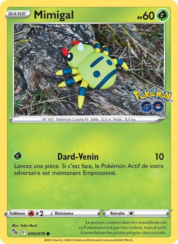 Mimigal — carte 006 de l’extension Pokémon GO