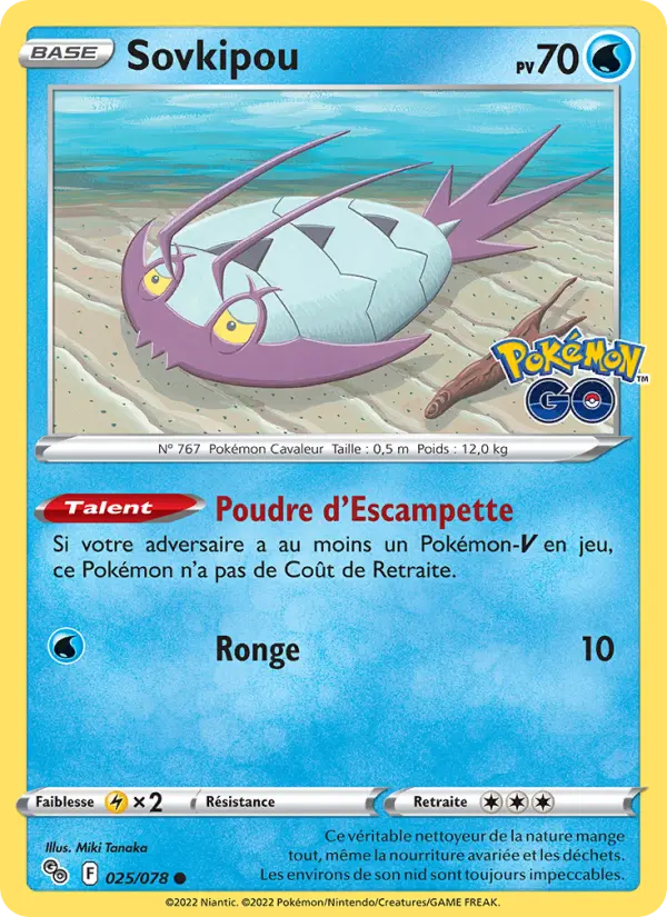 Sovkipou — carte 025 de l’extension Pokémon GO