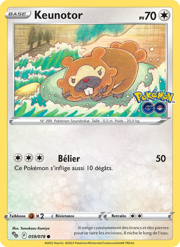 Keunotor — carte 059 de l’extension Pokémon GO