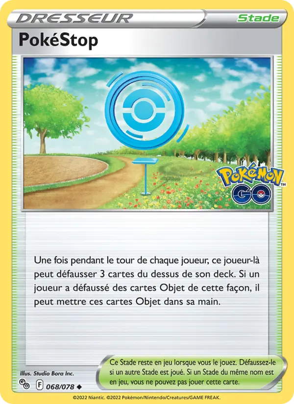PokéStop — carte 068 de l’extension Pokémon GO