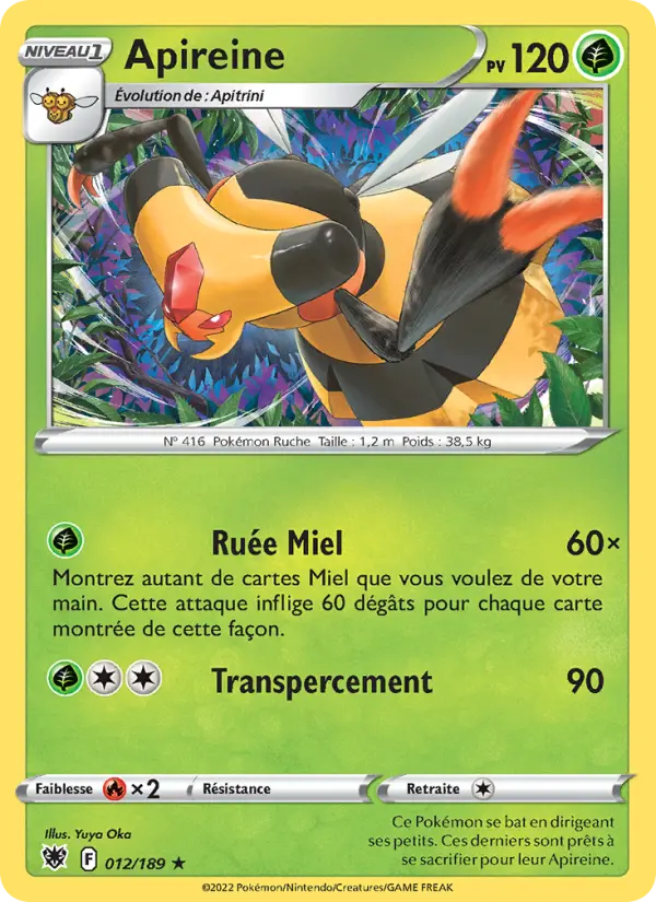 Apireine — carte 012 de l’extension Astres Radieux