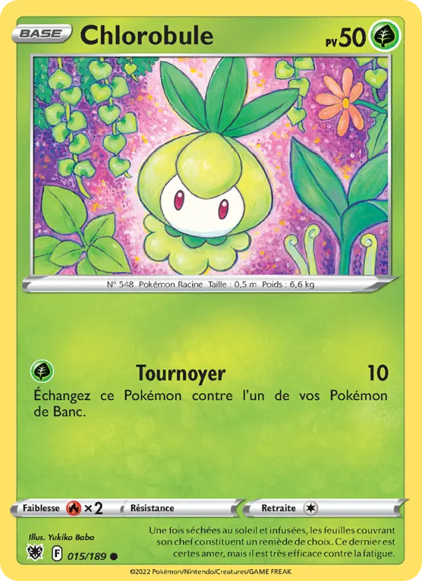 Chlorobule — carte 015 de l’extension Astres Radieux