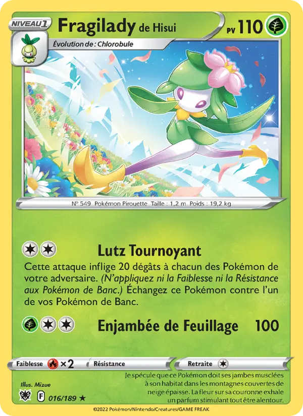 Fragilady de Hisui — carte 016 de l’extension Astres Radieux