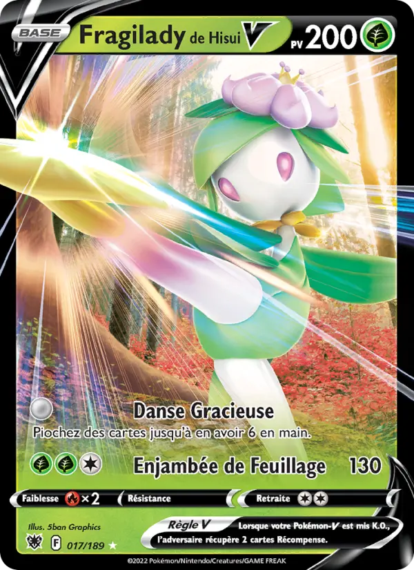 Fragilady de Hisui V — carte 017 de l’extension Astres Radieux