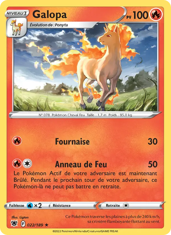 Galopa — carte 022 de l’extension Astres Radieux