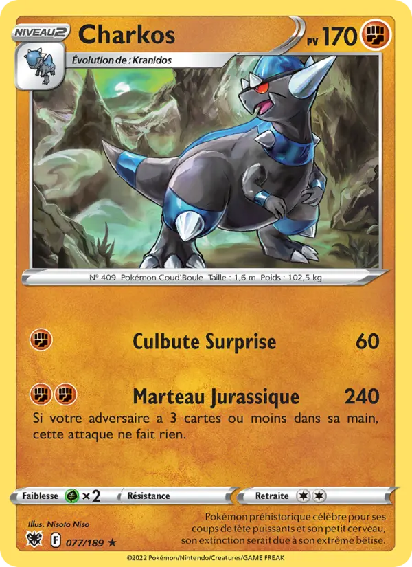 Charkos — carte 077 de l’extension Astres Radieux